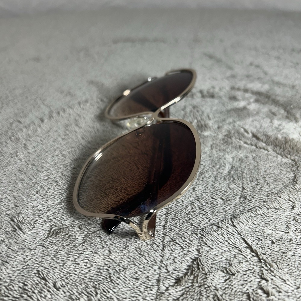 Cato Oversized Brown Gradient Sunglasses Women Gold Tone Fashion Shades - Picture 5 of 9